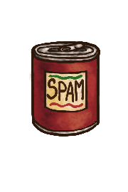 Spam Recipe art